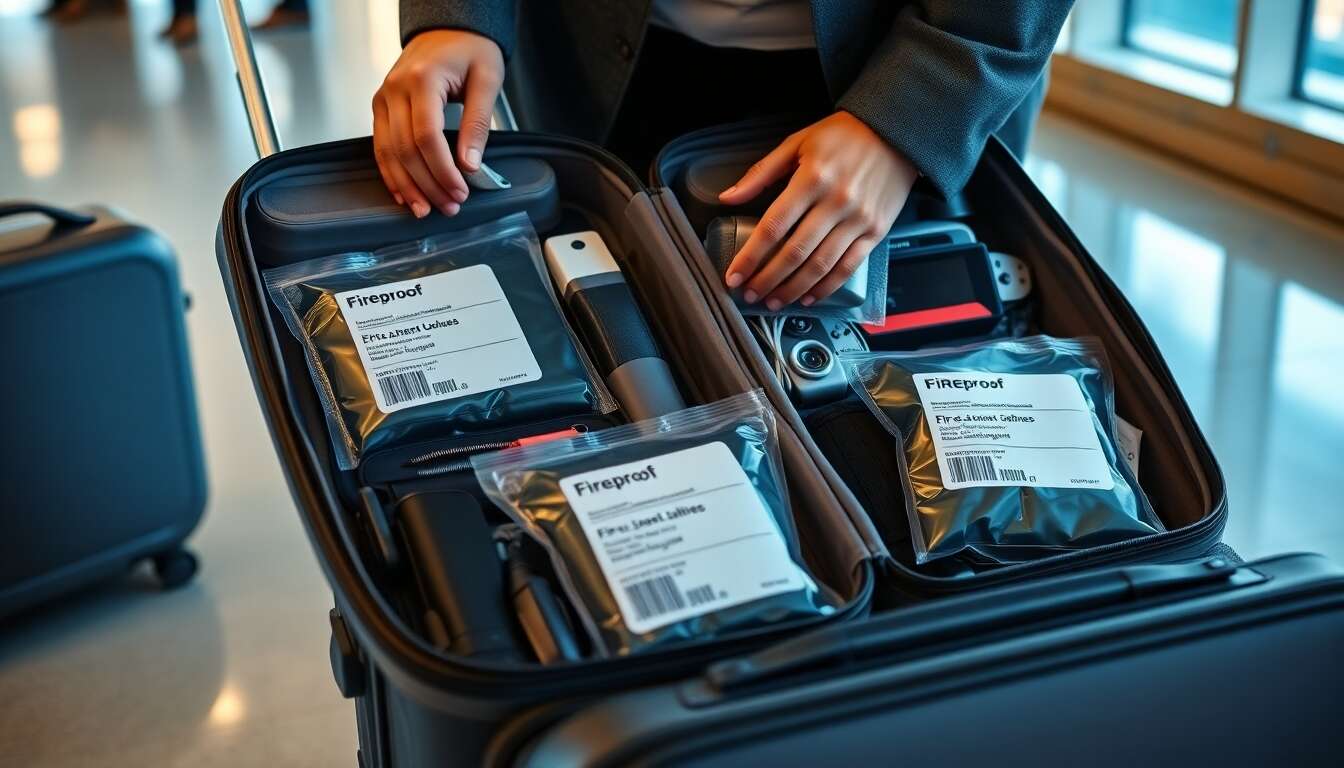 Pourquoi opter pour des sacs lipo ignifugés durant votre voyage ?