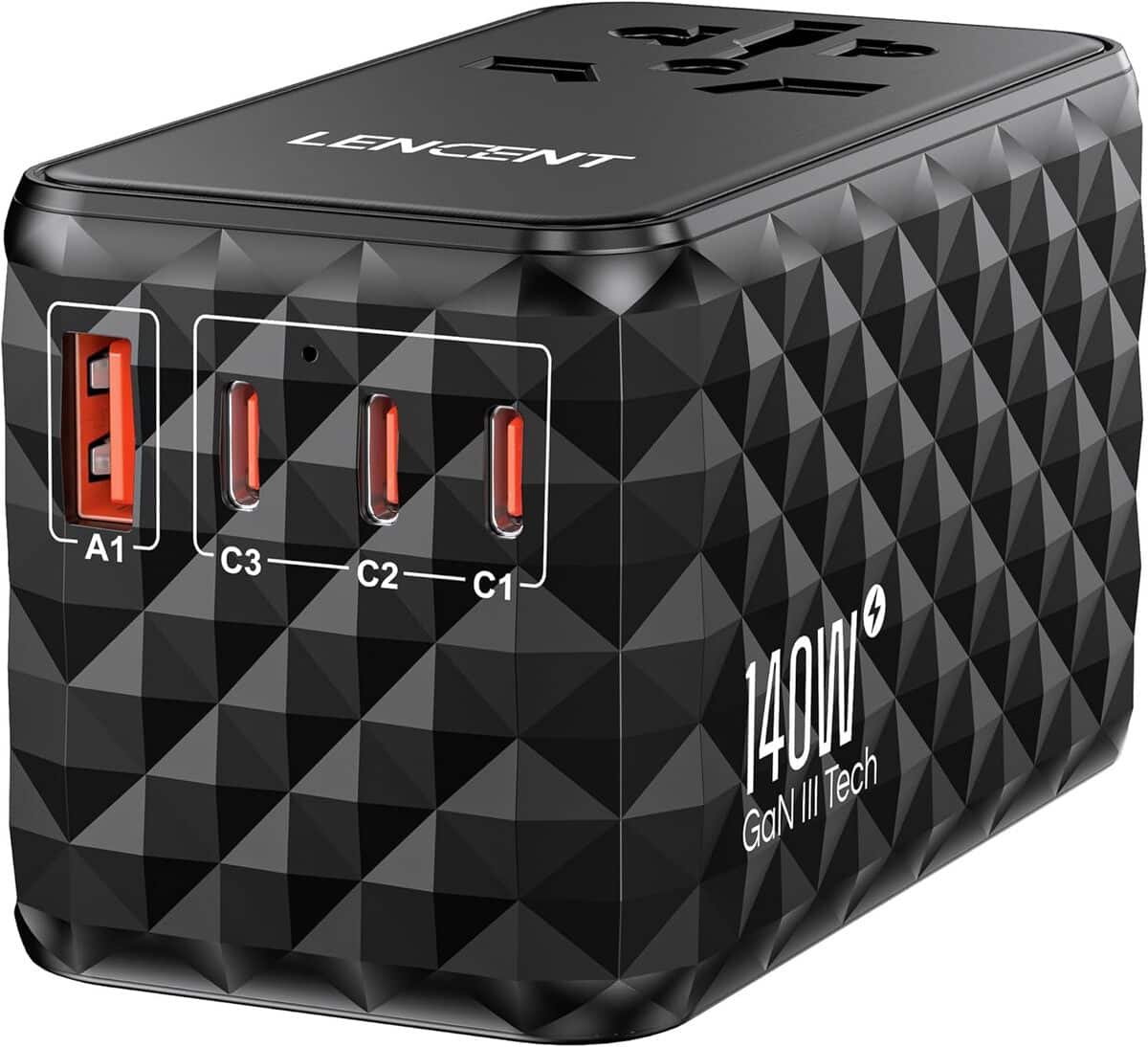 Test de l'adaptateur de voyage LENCENT 140W : connectivité mondiale et charge rapide