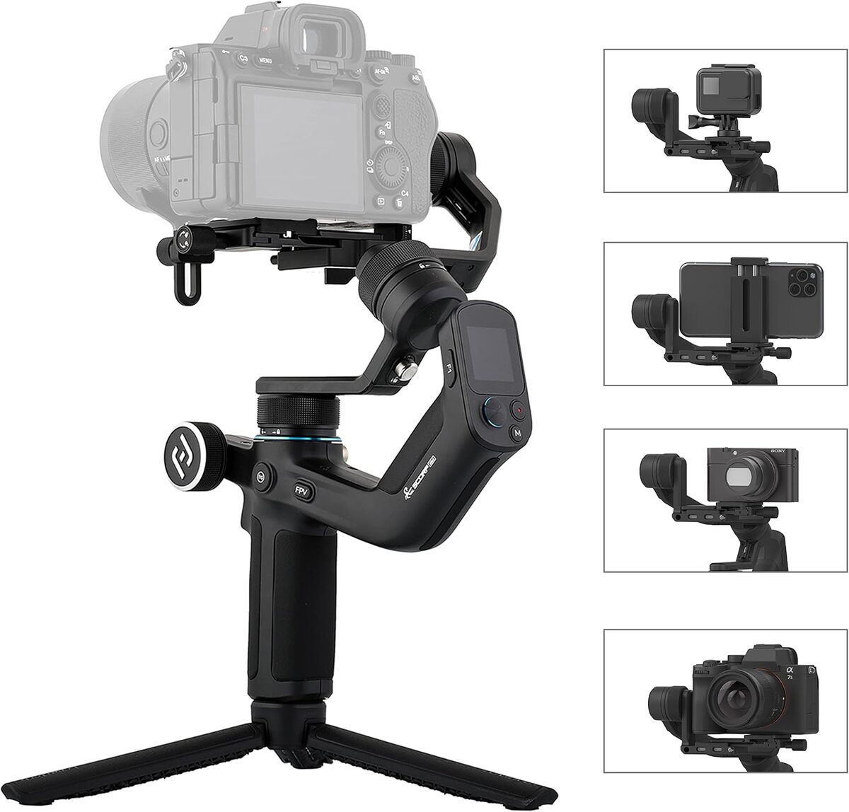 Test du FeiyuTech SCORP Mini : stabilisateur 4 en 1 ultime