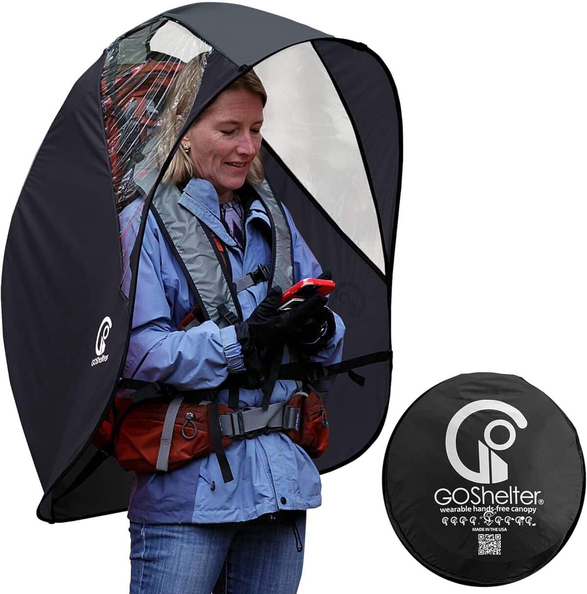 Test du parapluie mains libres Goshelter : innovation et praticité