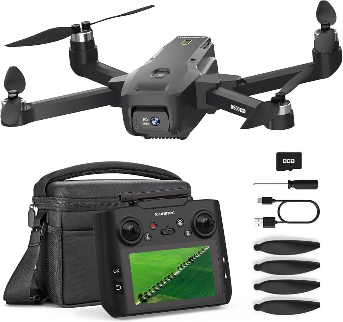 Test du drone K600 GPS : caméra 4K et pliabilité