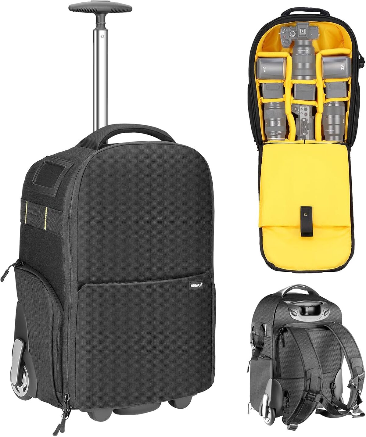 Test du sac à dos à roulettes Neewer : praticité et protection pour photographes