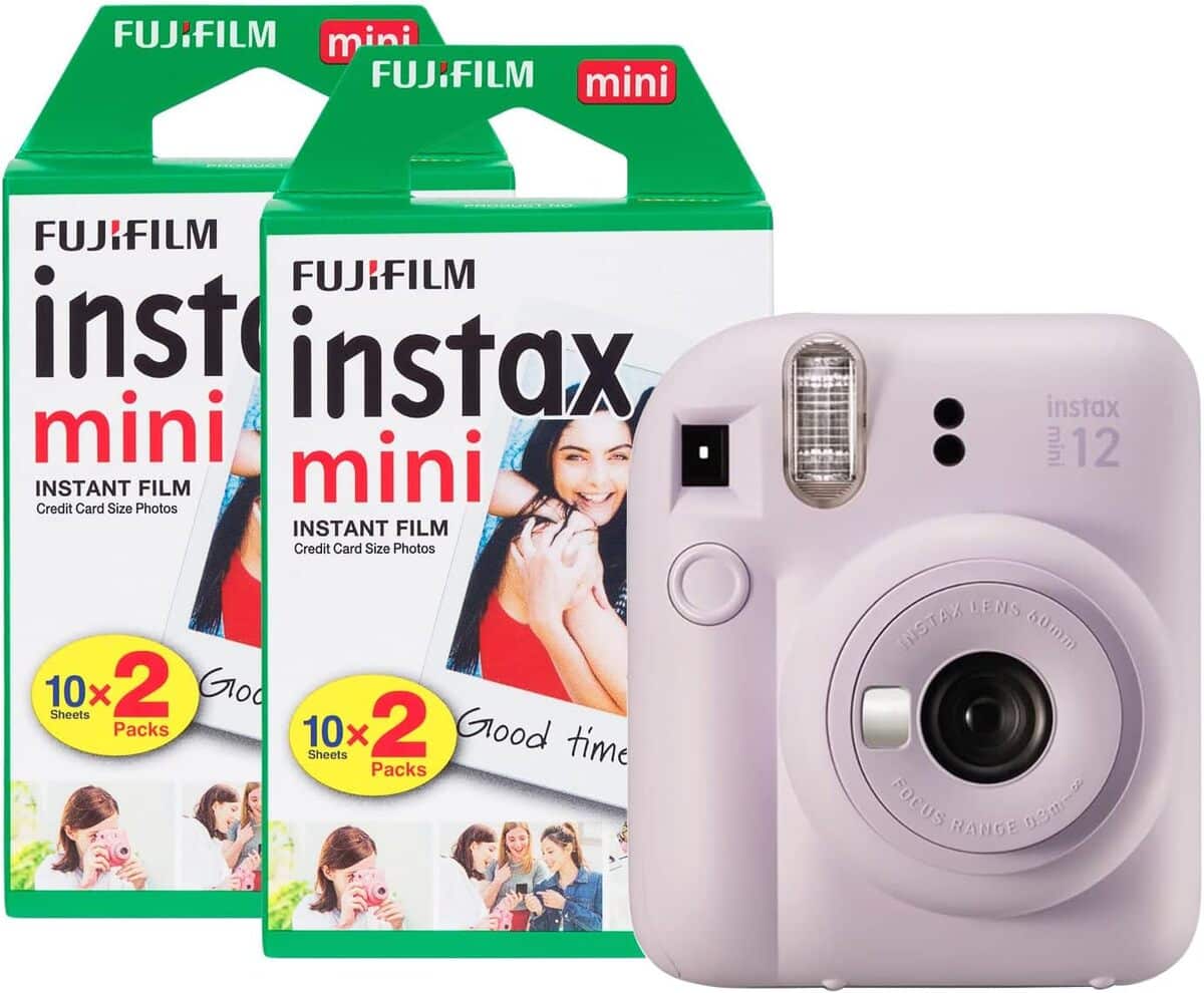 Test Fujifilm Instax Mini 12 : appareil photo instantané lilas