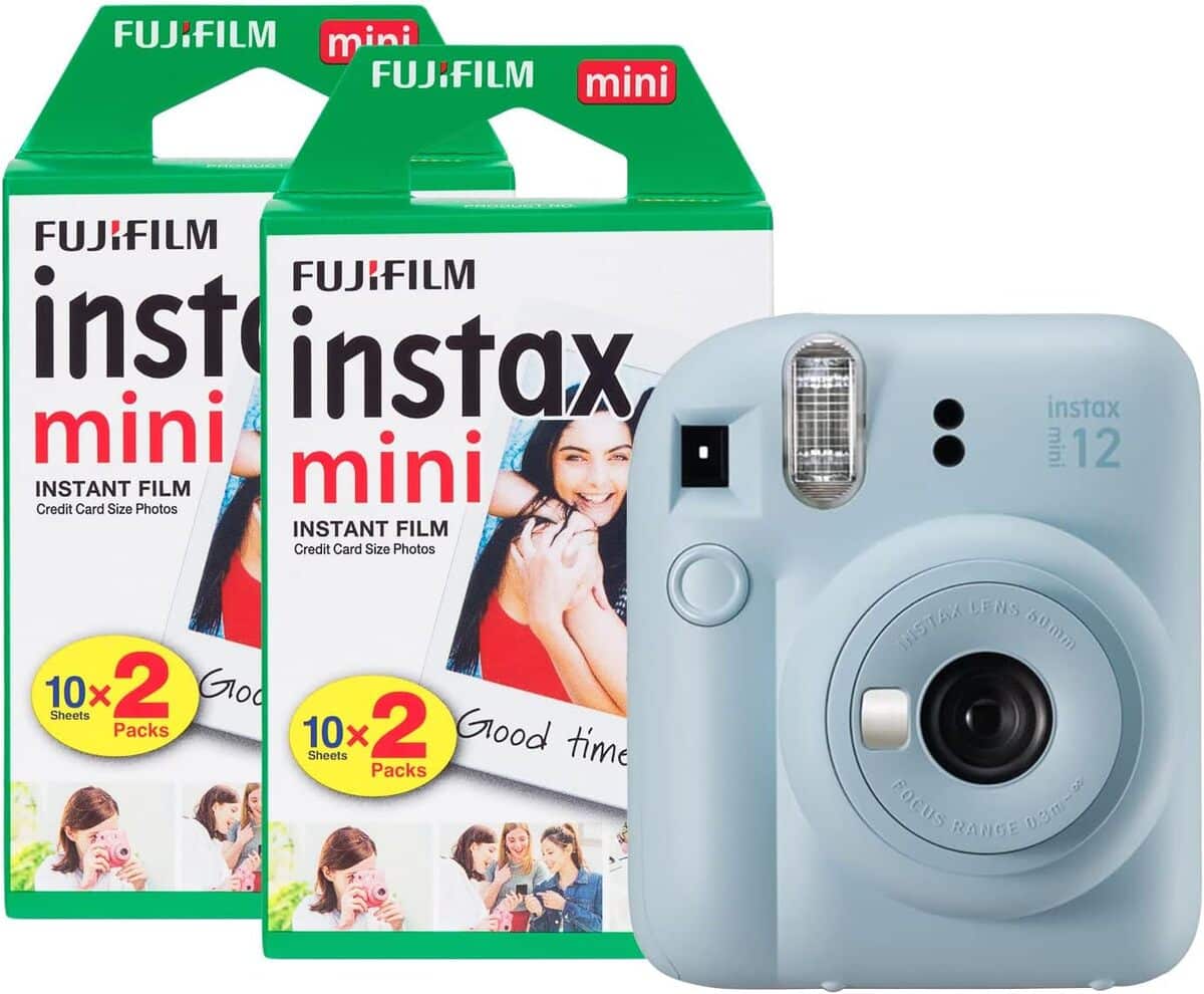 Test : fujifilm Instax Mini 12 bleu pastel