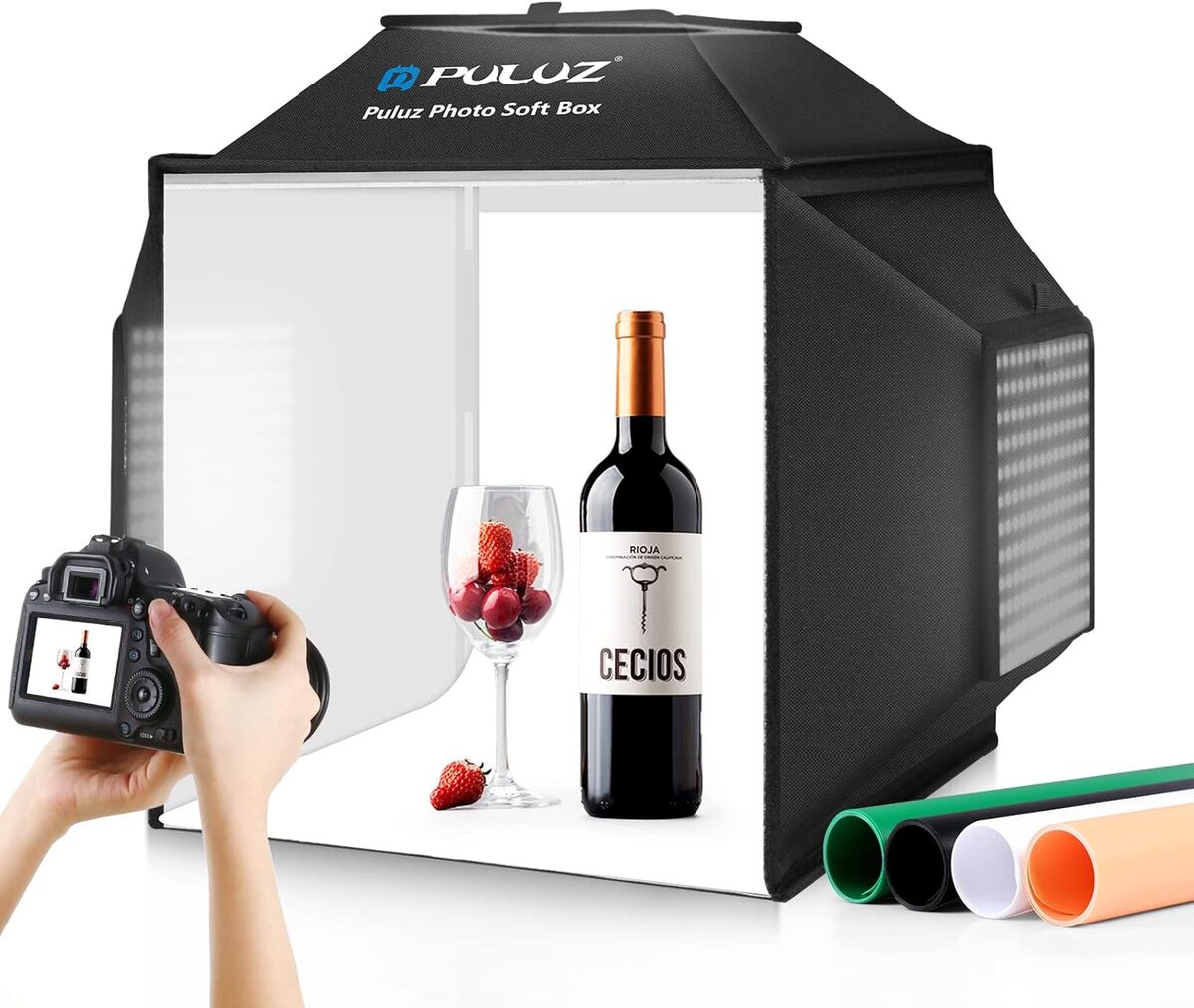 Test : studio photo box 40cm Upgrade avec 480 LED