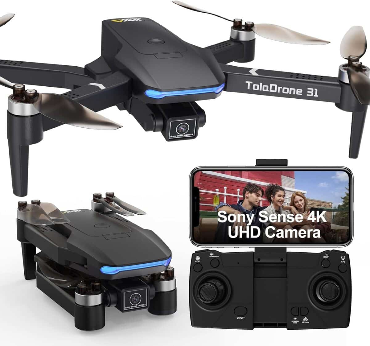 Test du drone Toladrone TD31GPS avec caméra 4K