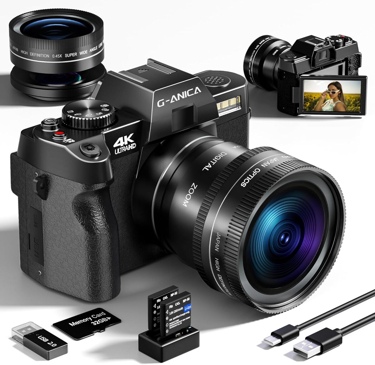 Test : g-Anica appareil photo numérique 48MP pour débutants