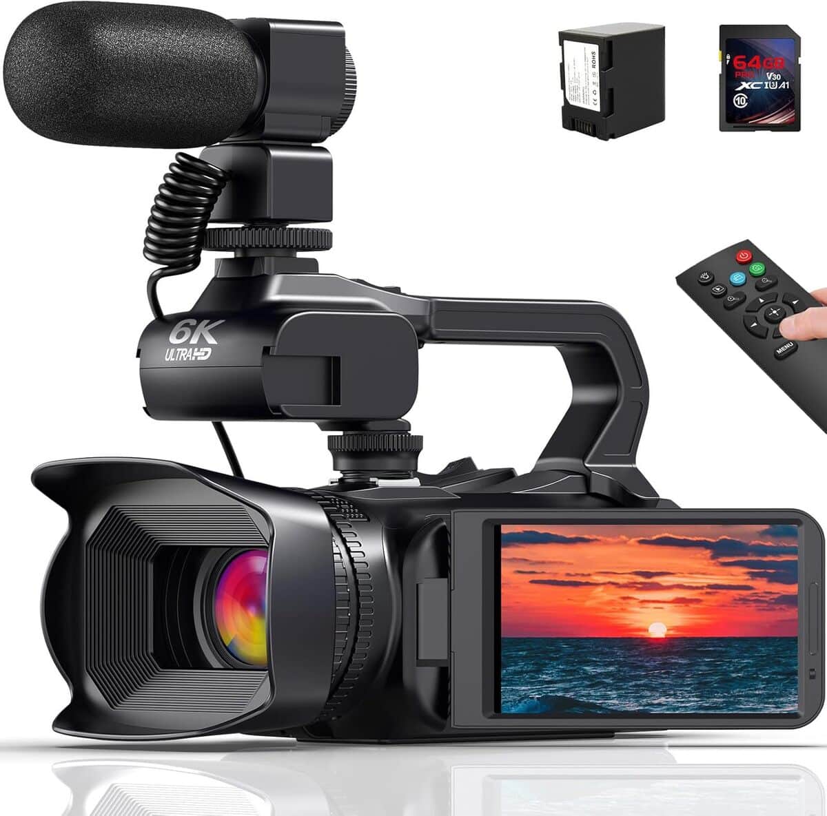 Test du caméscope 6K WiFi : zoom, vision nocturne et plus