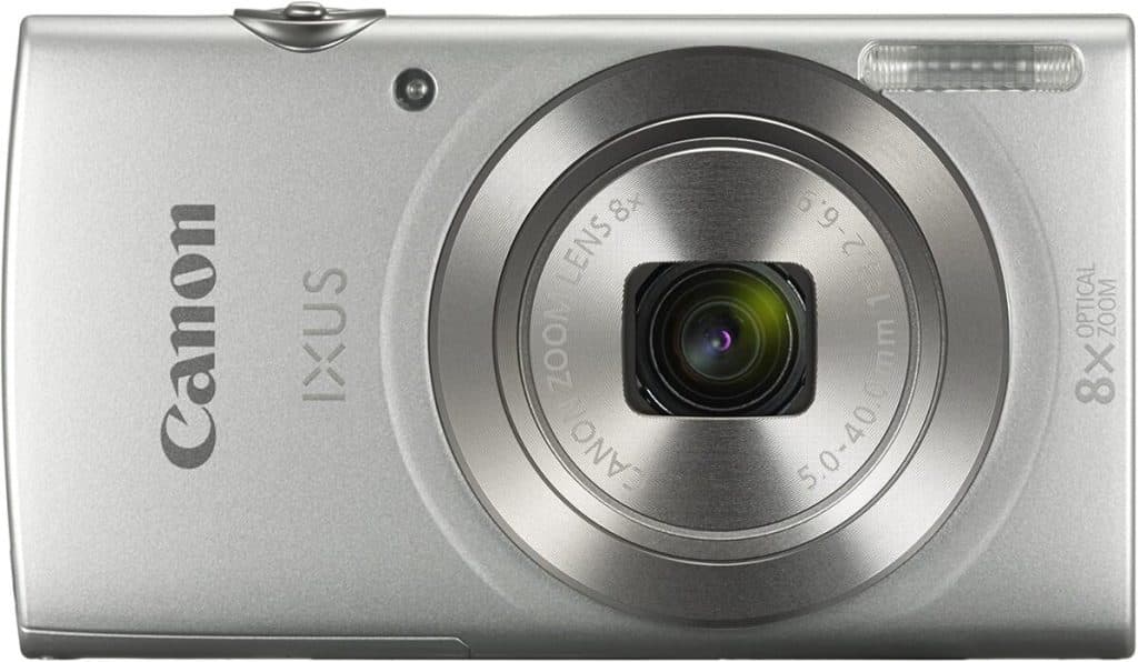 Appareil Photo Compact Canon IXUS 185 - 20MP, Zoom Optique 8x, Vidéo 720p, Mode Auto Intelligent - Ultra-fin Et Facile à Utiliser