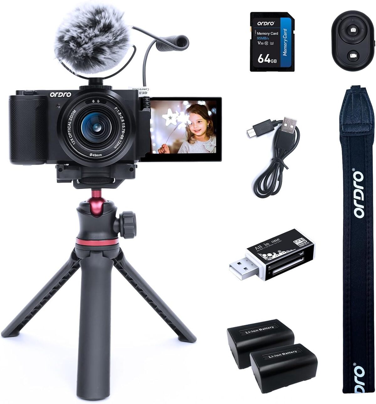 Test de l'ORDRO G730 : appareil photo sans miroir 5K et zoom optique 12x