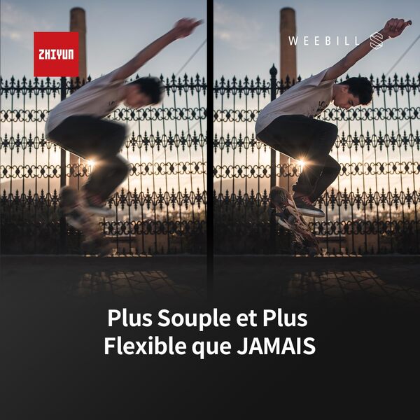 ZHIYUN Weebill S [Official] Stabilisateur Appareil Photo, 3 Axes Gimbal pour Camera DSLR et Mirrorless, Conception Légère, Stabilité Dynamique, Disponible pour Canon/Sony/Panasonic/Nikon/Fujifilm