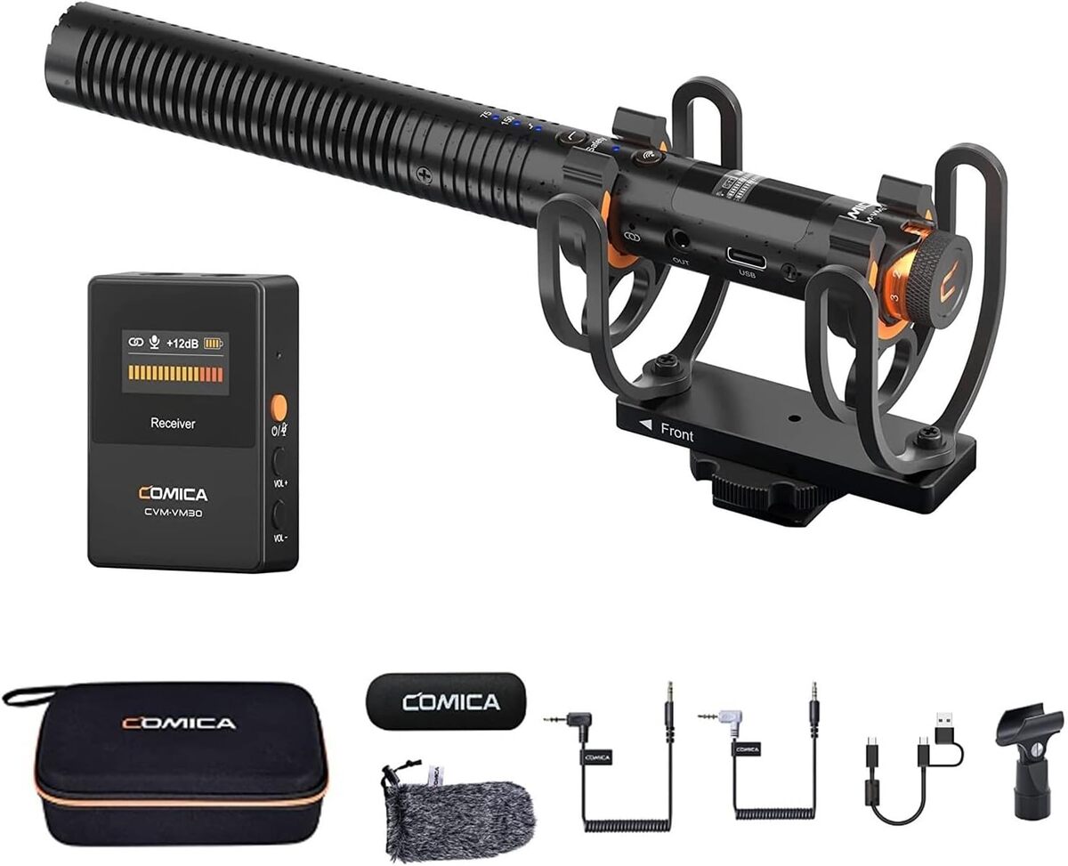 Test du microphone sans fil comica CVM-VM30 : performance et polyvalence