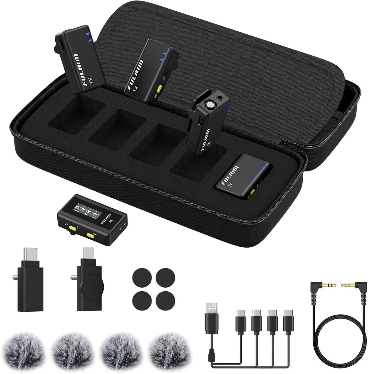 Test du microphone cravate sans fil FULAIM X6 : performance et polyvalence