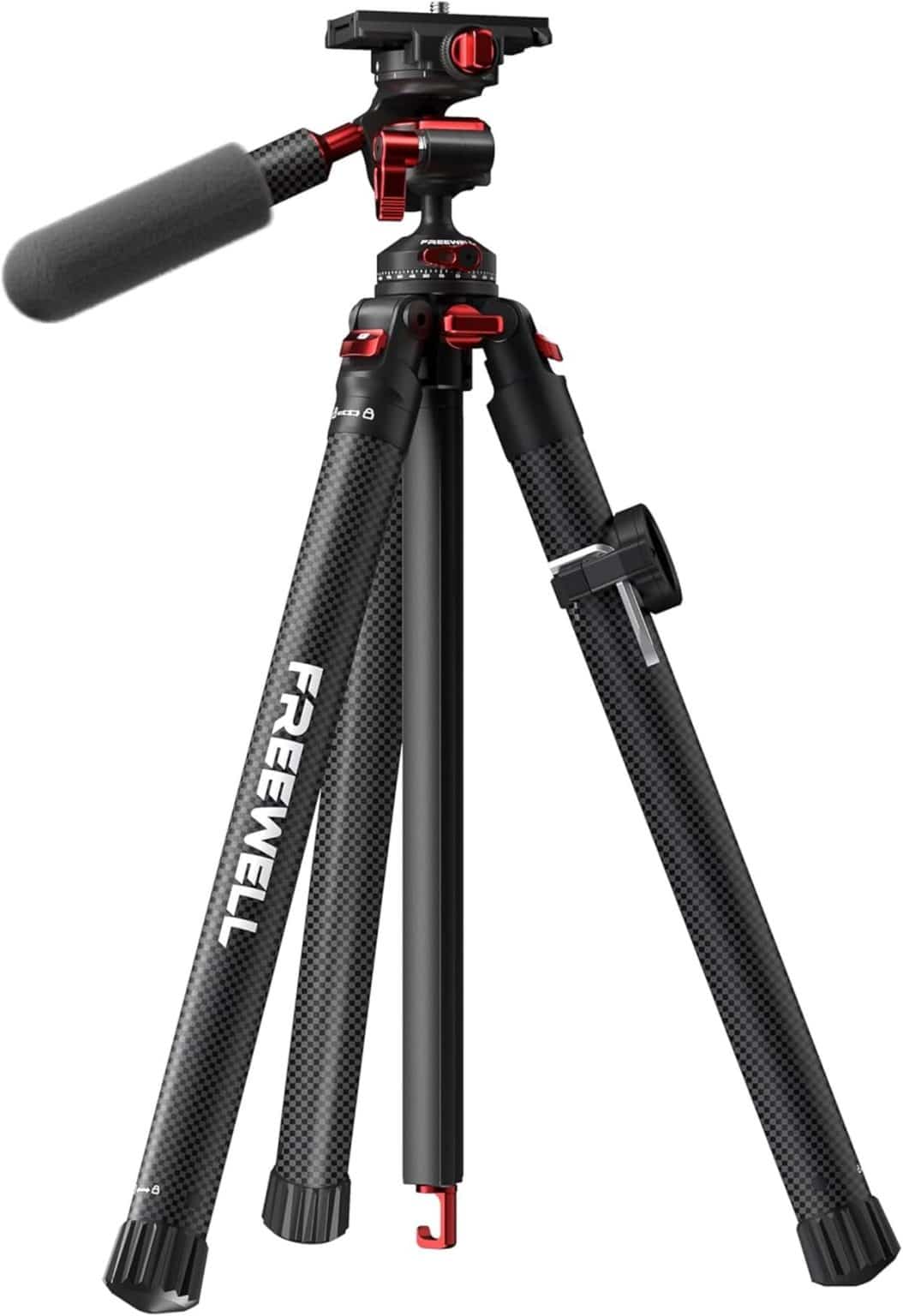 SIRUI AM-025K Trépied Voyage Fibre De Carbone Ultra Léger + Rotule - Compact, Stable Et Pro