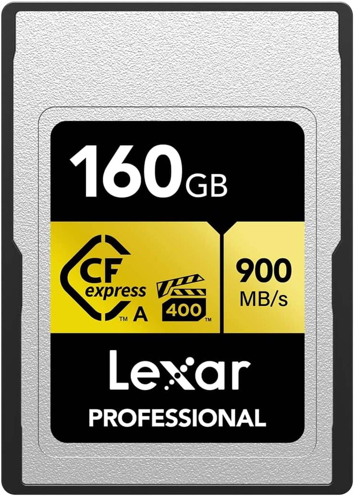 Test de la carte mémoire Lexar LCAGOLD160G-RNENG : performance 8K à 900 Mo/s