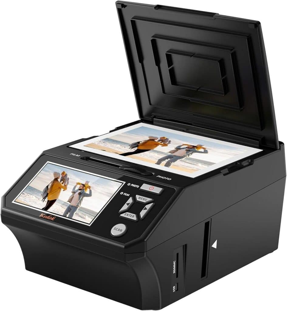 Test du scanner multi-photos avec écran 5 pouces de haute résolution