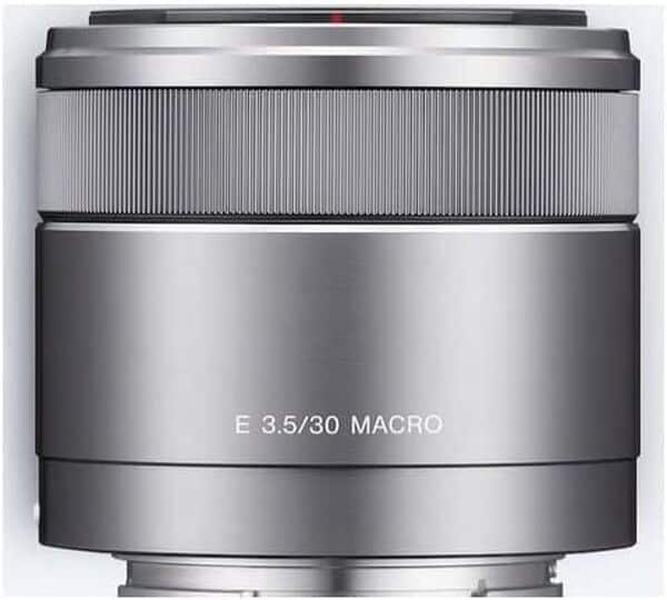 Sony Objectif Macro SEL-30M35 Monture E APS-C 30 mm F3.5,Argent