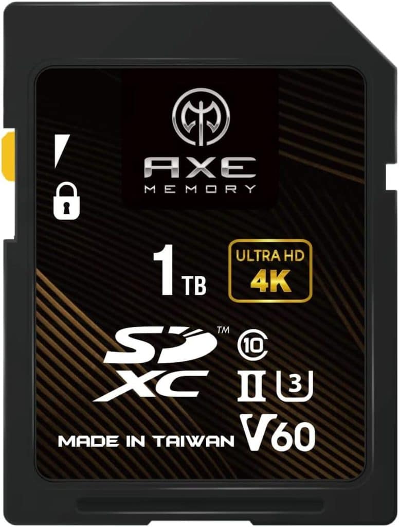 Test de la carte SD AXE MEMORY 1 To : performance et qualité professionnelle