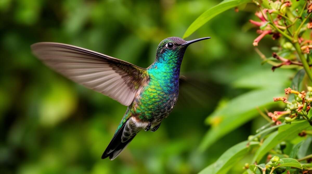 La magie du costa rica : terre des colibris