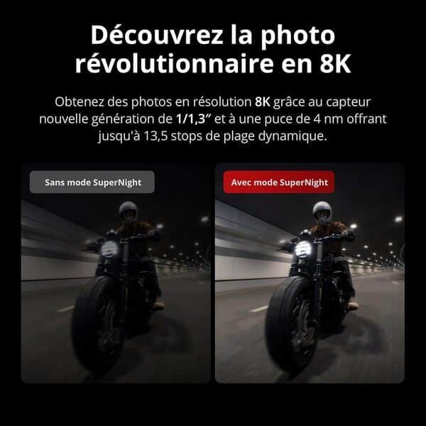 DJI Bundle Essentiel Osmo Action 5 Pro, Caméra Étanche avec Capteur 1/1,3