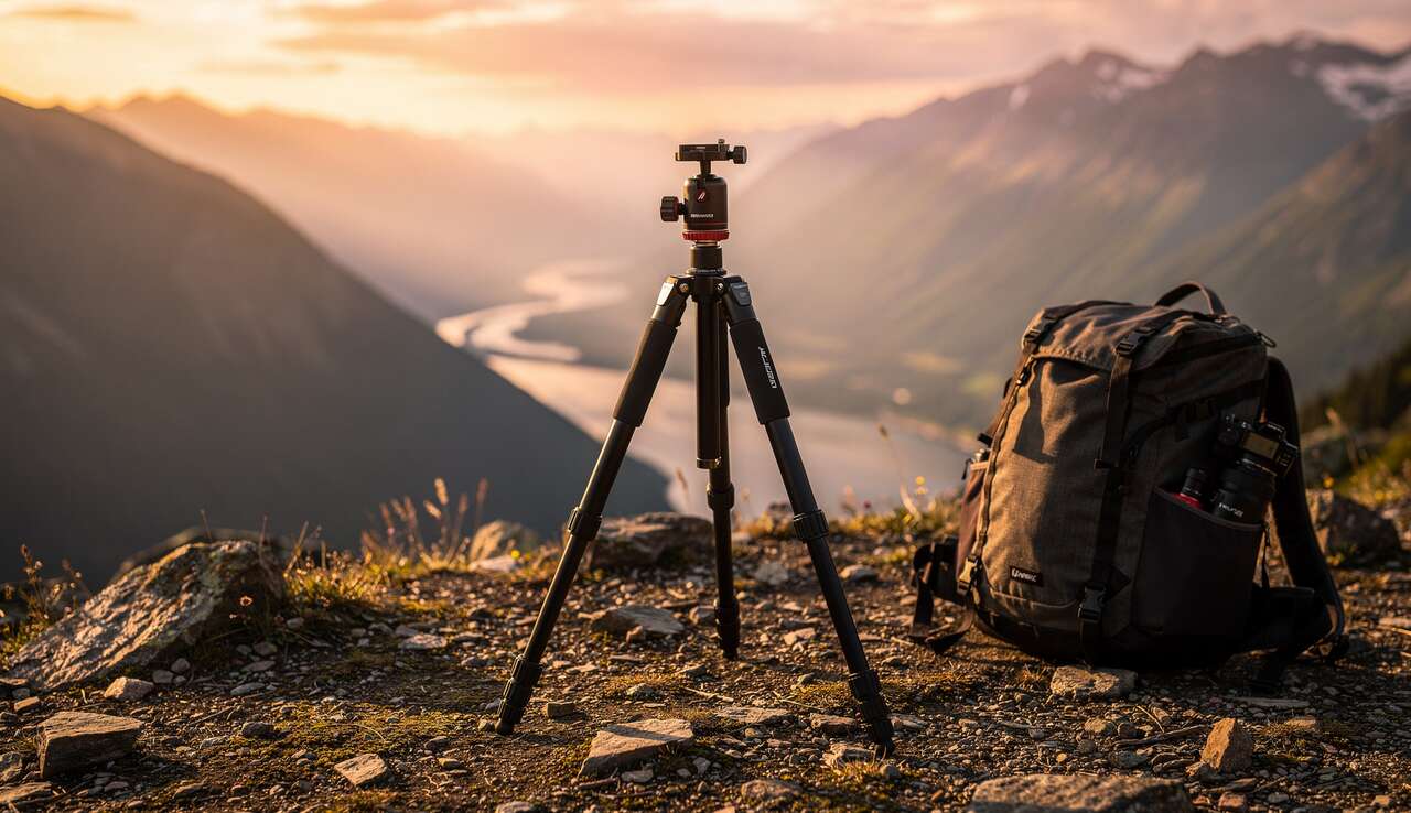 Tr&eacute;pied l&eacute;ger pour la stabilit&eacute;