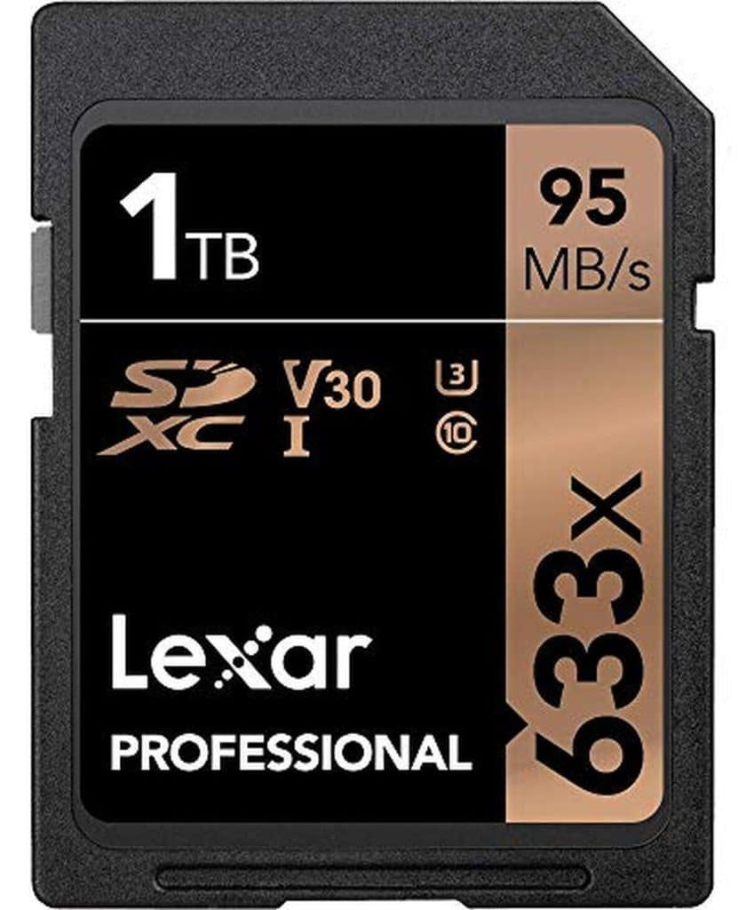 Test : carte SD Lexar Professional 633x 1To, rapidité et performance