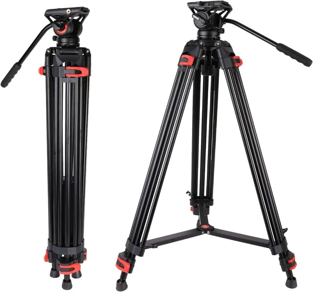 Test du trépied Coman 188 cm robuste et professionnel