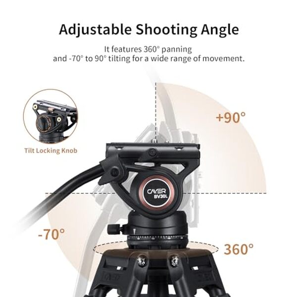 Découvrez notre test complet du trépied vidéo Cayer BV30L, un accessoire incontournable pour obtenir des plans stables et fluides avec votre caméra.