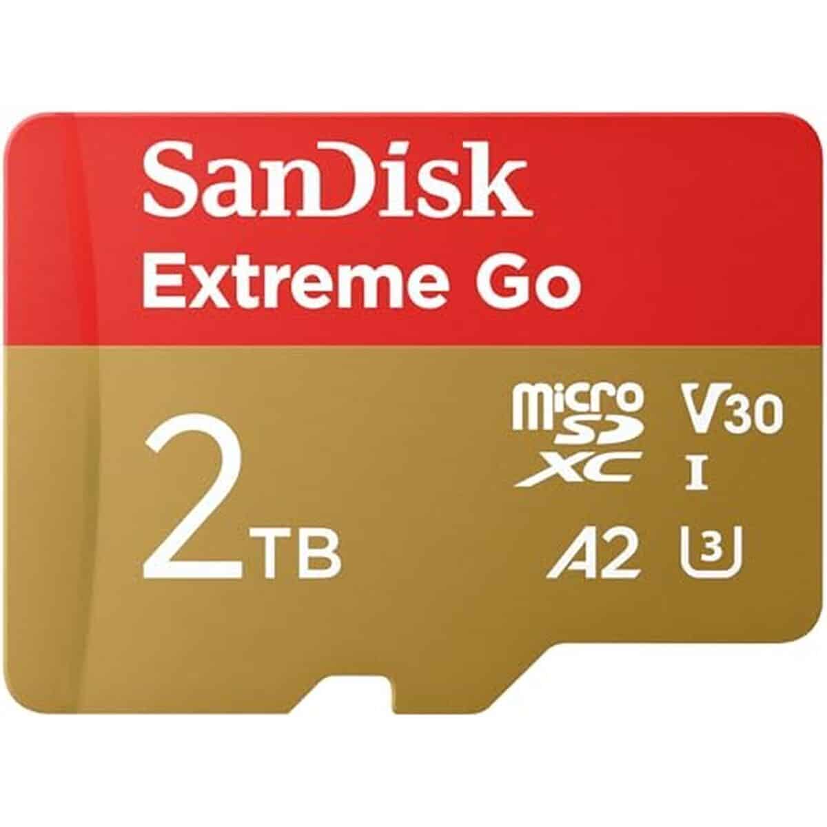 Test : carte microSDXC SanDisk Extreme Go 2 To, vitesse et polyvalence
