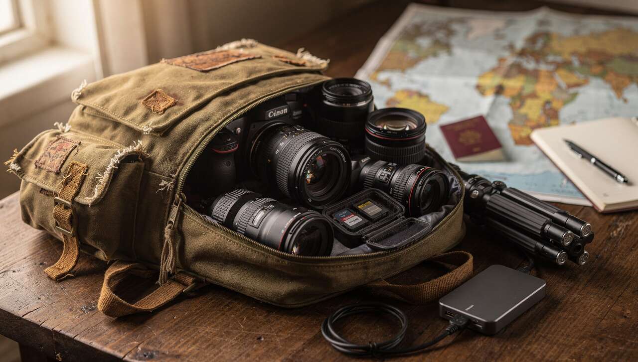 Types de sacs photo pour voyageurs