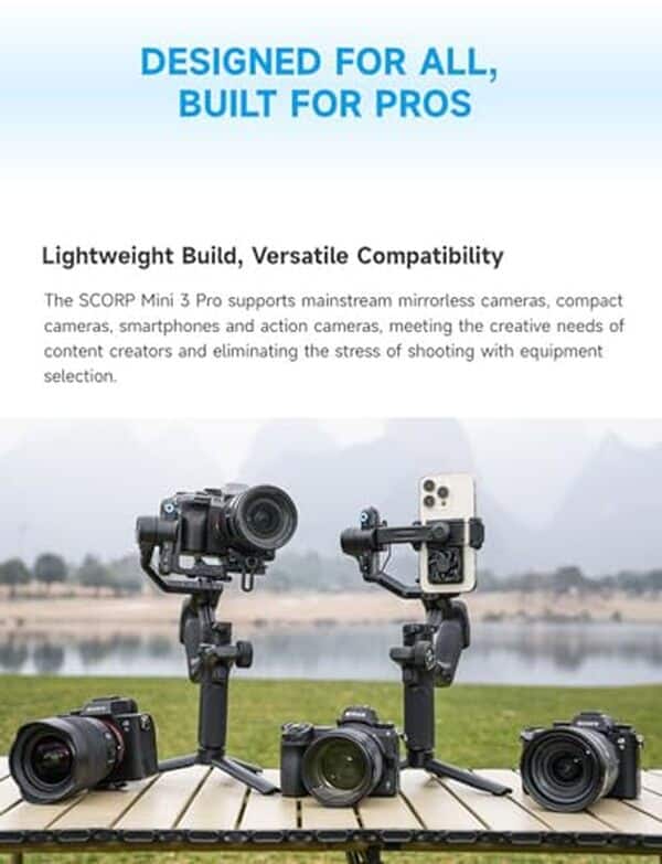 Découvrez notre test complet du FeiyuTech SCORP Mini-3-Pro, un stabilisateur multifonction performant. Polyvalent et compact, il répond à tous vos besoins en photographie et vidéographie.