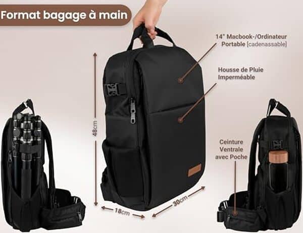 Découvrez notre test complet du sac à dos photo antivol ENTDECKBAG et protégez efficacement votre précieux équipement lors de vos déplacements et aventures.