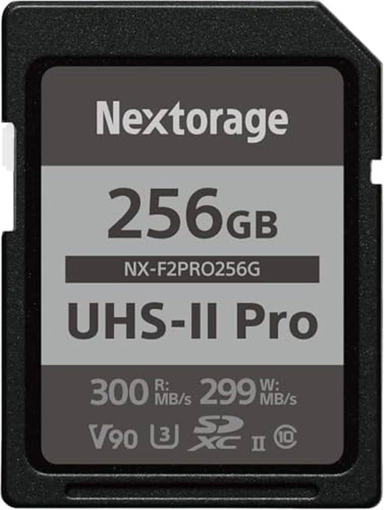 Test carte SD Nextorage NX-F2PRO 256Go