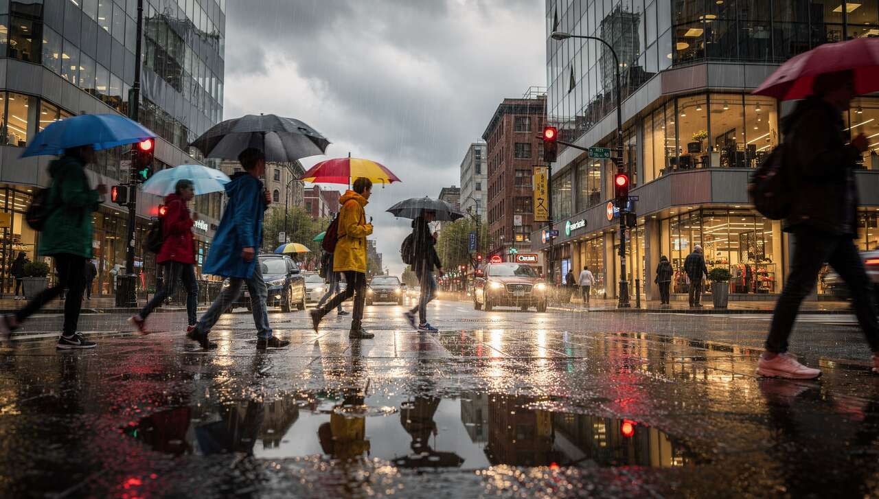 Incorporer les parapluies pour dynamiser vos photos de rue