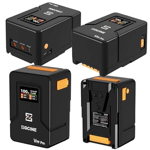 Découvrez notre test détaillé de la batterie v-mount zgcine zg-v99pro 99, 9 Wh orange : autonomie, performances et compatibilité pour vos équipements vidéo professionnels. 