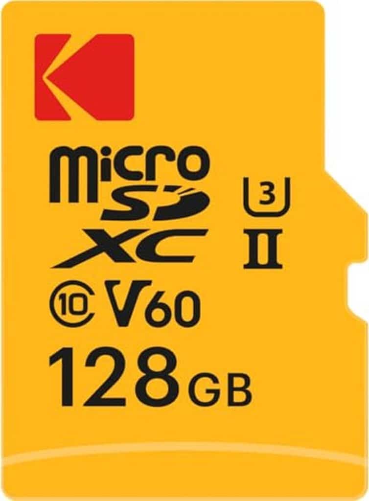 Test : carte mémoire Kodak sdxC 2000x uhs-ii ultra pro 128go pour vidéos 4k et 8k