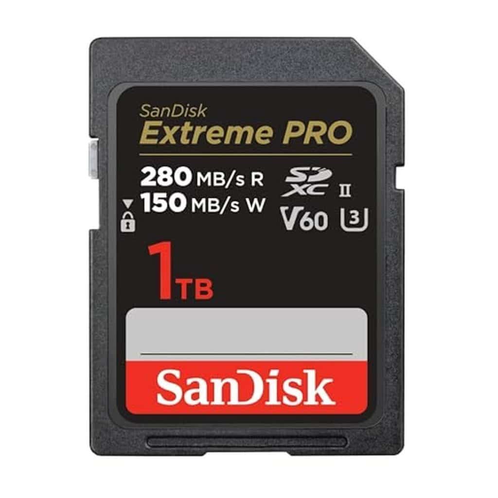 Test de la carte sdxC 1 to Sandisk extreme pro : performance ultime