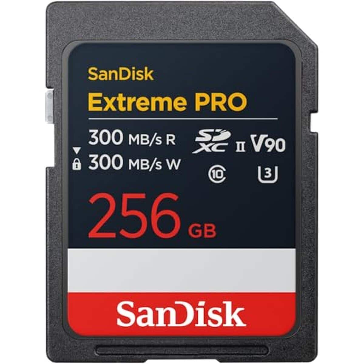 Test : la carte sd Sandisk extreme pro 256 go pour des vidéos 8k