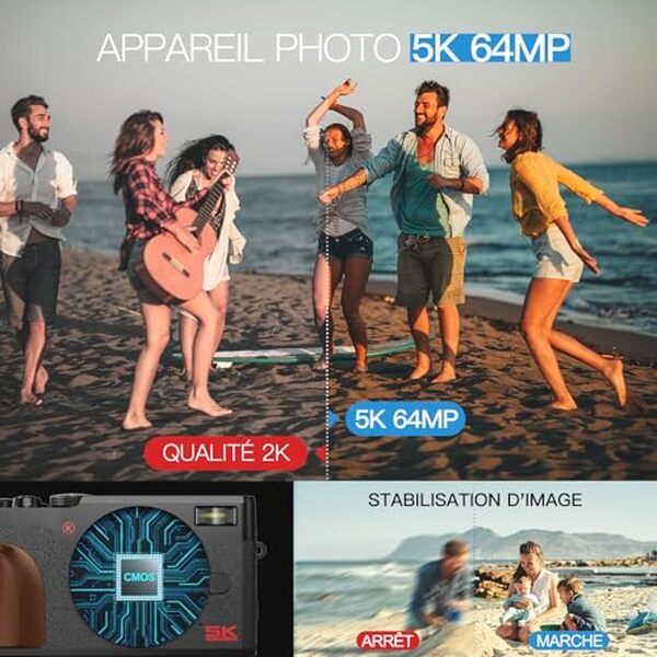 Découvrez notre test détaillé de l'appareil photo 5K compact NBD : performances, qualité vidéo, portabilité et prix. Le guide complet pour les vloggers et voyageurs en quête d'excellence. 