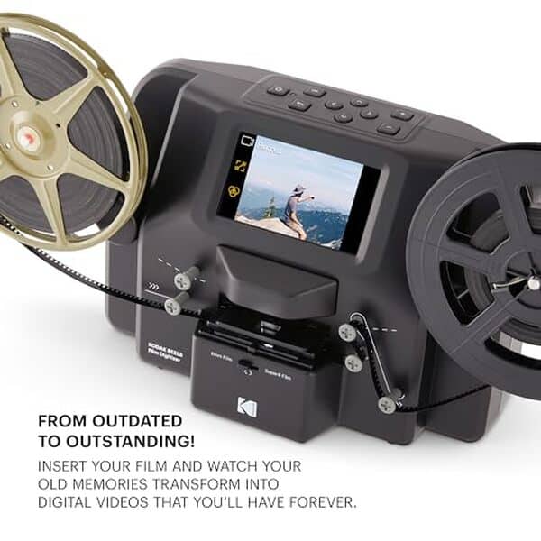Découvrez le test complet du convertisseur Kodak Reels pour transformer vos films 8 mm en vidéos numériques MP4. Avis, caractéristiques et guide d'utilisation. 