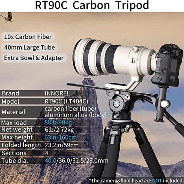 Découvrez notre test complet du trépied innorel RT90C en fibre de carbone : performances, stabilité et qualité pour les photographes professionnels. 
