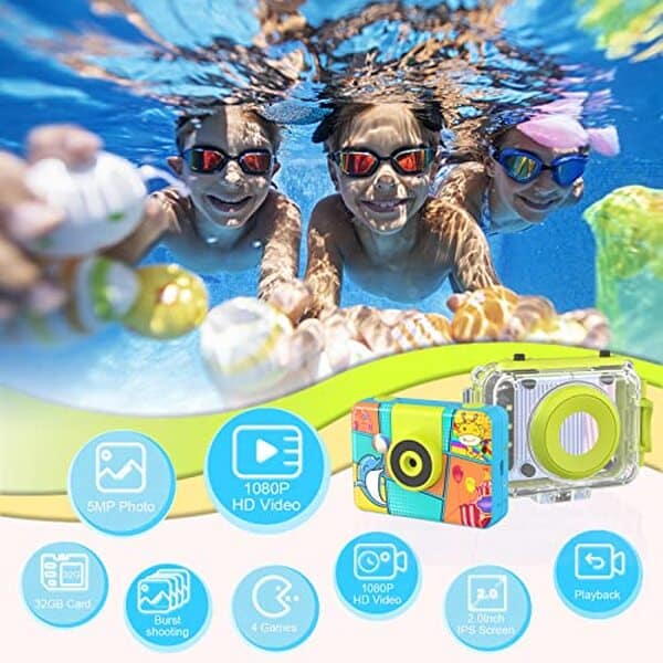 Découvrez notre test complet de la caméra sous-marine enfant 20MP 1080P avec carte SD 32G : performances, qualité vidéo et avis utilisateurs. 