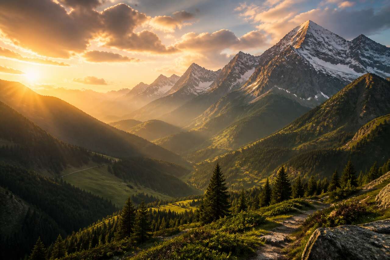 Comprendre la lumière naturelle en montagne