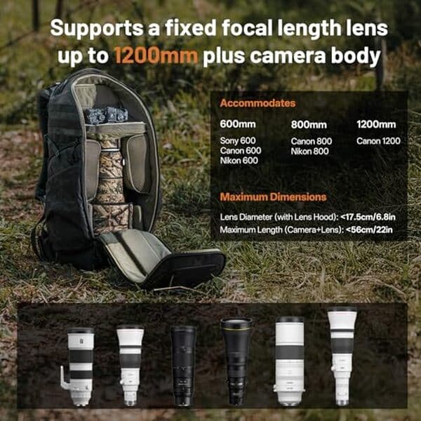 Découvrez notre test complet du sac à dos PGYTECH OnePro, la solution idéale pour transporter vos téléobjectifs Canon et Sony jusqu'à 1200 mm en toute sécurité.