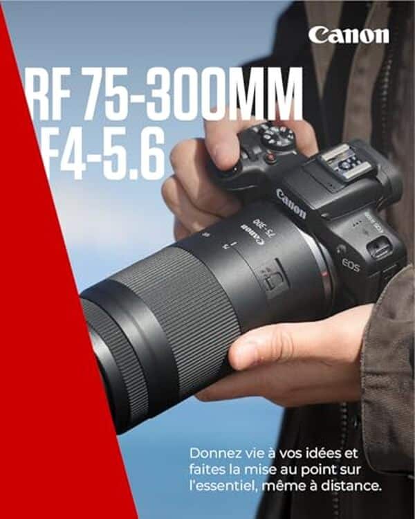 Découvrez notre test détaillé de l'objectif Canon RF 75-300mm : performances, qualité optique et utilité pour la photographie de sport et animaux sauvages.