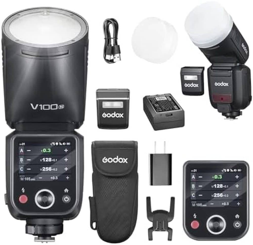 Test du flash Godox V100N : 100w et global shutter pour nikon