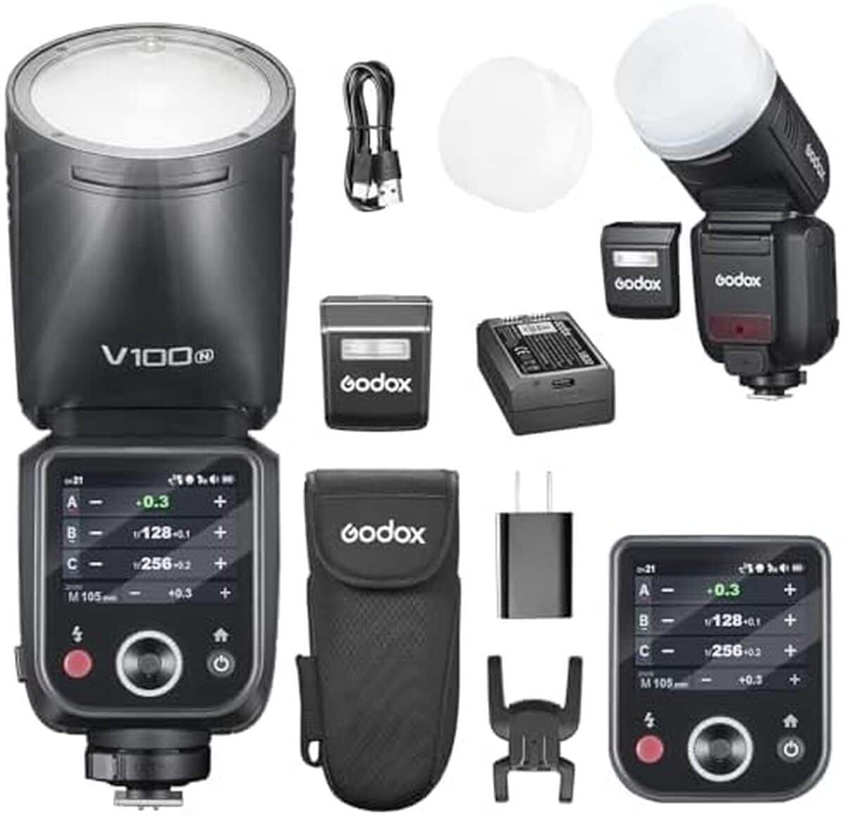 Test du flash Godox V100N : 100w et global shutter pour nikon