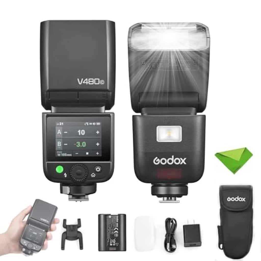 Test du flash Godox V480-C pour canon : puissance et efficacité