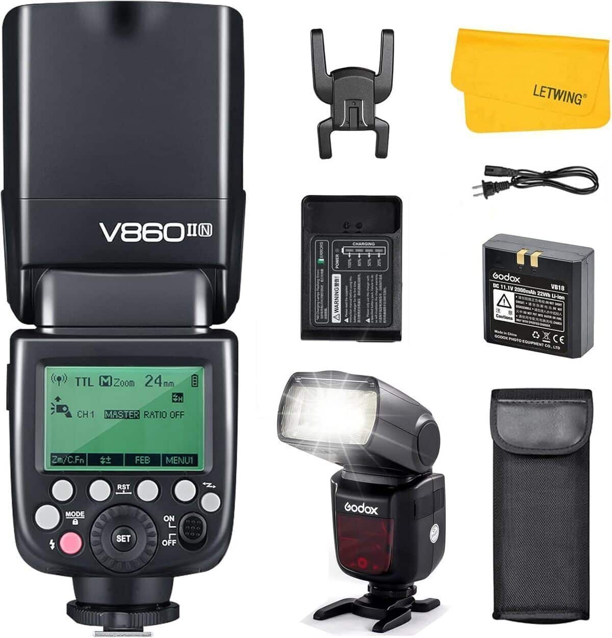 Test du flash Godox V860II : performance pour nikon