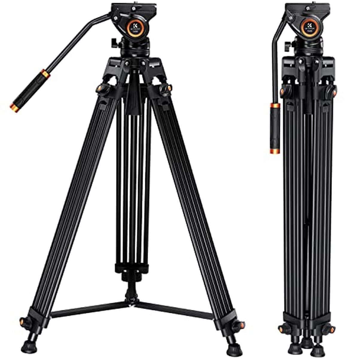 Test du trépied vidéo K&F Concept 184 cm avec tête 360°